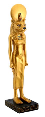 EGYPTIAN GODDESS-SEKHMET STATUE-NEAT (5102 s)