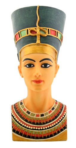 EGYPTIAN QUEEN NEFERTITI BUST FIGURINE (6325)