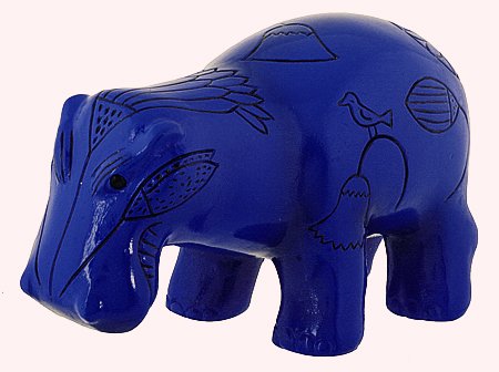 EGYPTIAN HIPPOPOTAMUS FIGURINE-WILLIAM (7710)
