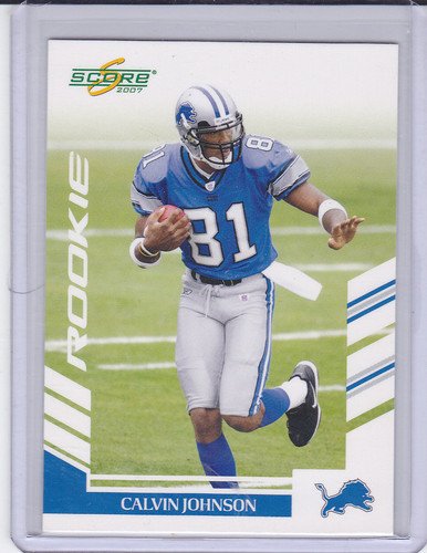 CALVIN JOHNSON ROOKIE 2007 SCORE #351