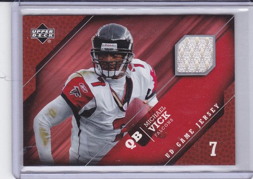 MICHAEL VICK 2005 UD GAME JERSEY # GJ-MV