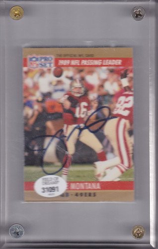 JOE MONTANA ATUO WITH COA