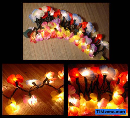 Flower Lei Garland LIGHT String Set - Luau Wedding