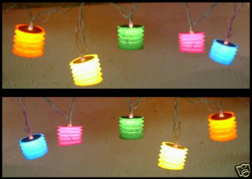 Japanese Paper Lantern Light String Set