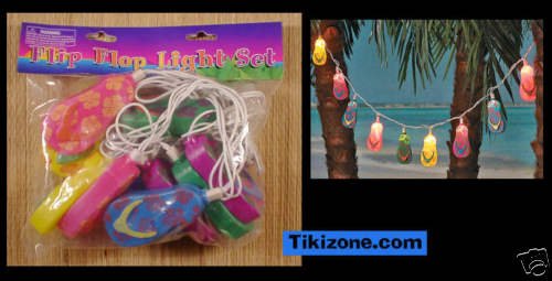 Flip Flops Light set - Beach Tiki Bar/Luau Light String