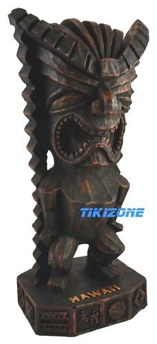 Hawaiian Luau Tiki God Statue - Parrothead God of Money