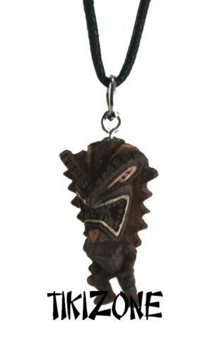 Hawaiian Luau Tiki God Necklace - Hawaii Tropical Totem