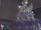 Homemade beaded angels