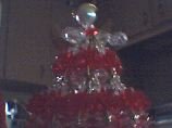 Homemade beaded angels