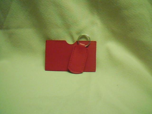 Red I.D. & Key Chain Set