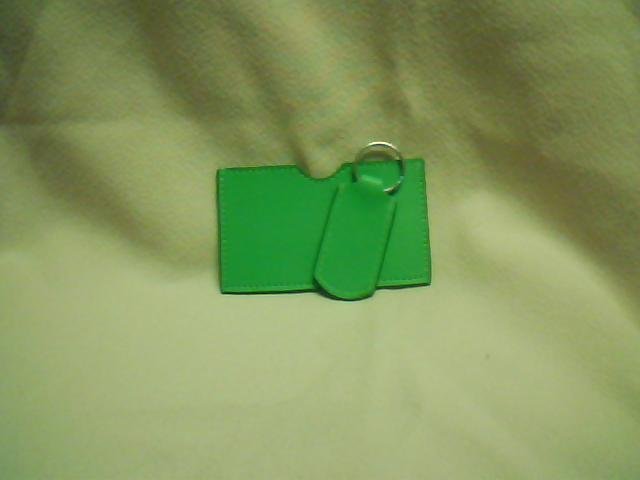 Lime Green I.D. & Key Chain Set