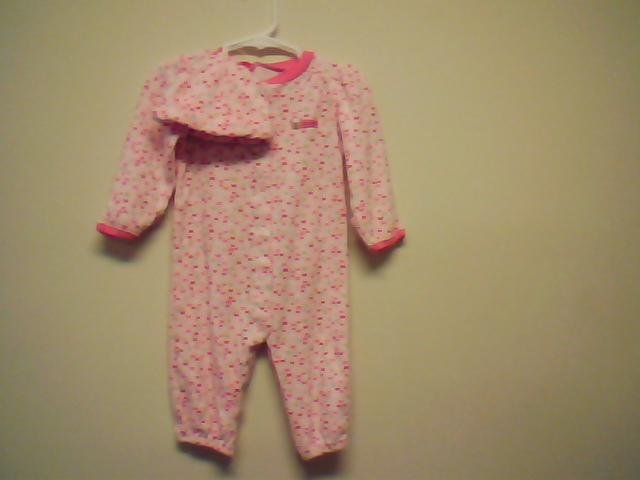 Carter's Pink Outfit with Hat