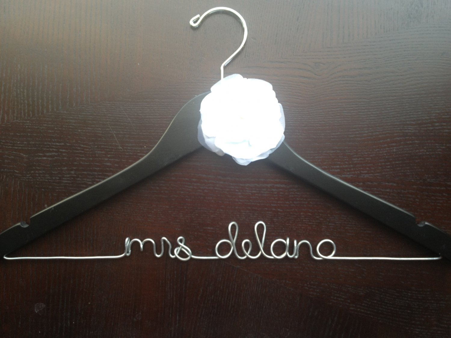 Brides Personalized "Mrs" Wedding Dress Hanger