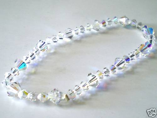 Wedding Valentine Xmas Gift Crystal AB Bracelet made with SWAROVSKI ELEMENTS