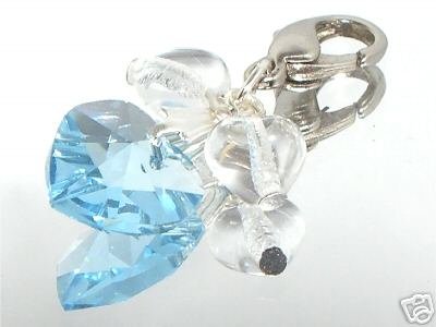 Something Blue Bride Charm made with SWAROVSKI ELEMENTS