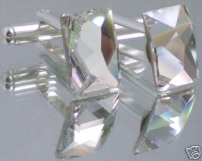 6pairs Wedding Cosmic Crystal Groom Usher Cufflinks made with SWAROVSKI ELEMENTS