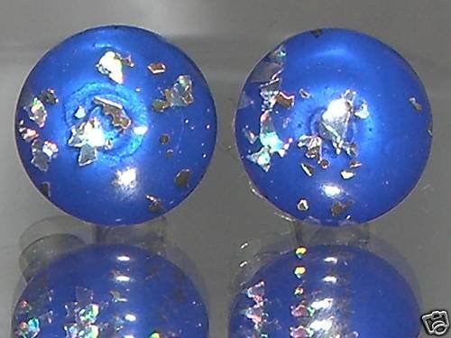 Blue Opal 8mm Stud Earrings Favours Gift