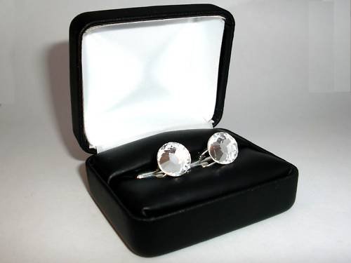 Wedding Crystal Cufflinks made with SWAROVSKI ELEMENTS