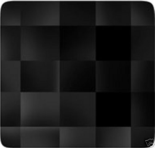 Two Chessboard Jet Crystals 8x8mm SWAROVSKI ELEMENTS