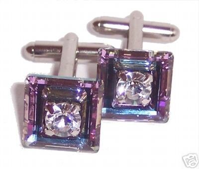 Vitrail Crystal Cufflinks made with SWAROVSKI ELEMENTS