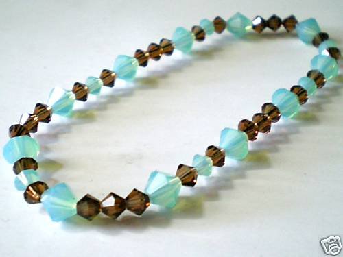 Wedding Valentine Xmas PacificOpal Crystal Bracelet made with SWAROVSKI ELEMENTS
