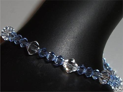 Something Blue Bridal Gift Crystal Bracelet made with SWAROVSKI ELEMENTS