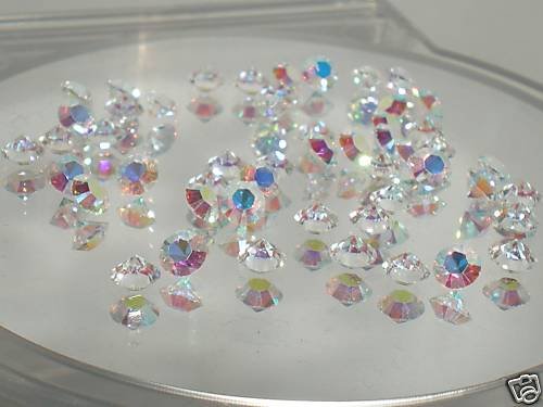 50 5.3mm Clear AB Table Crystals SWAROVSKI ELEMENTS