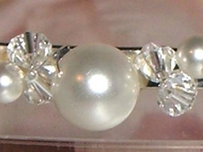 Crystals and Pearls Tiara made with SWAROVSKI ELEMENTS