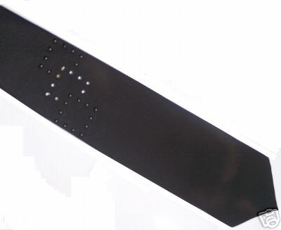 Wedding/Business Neck Tie Jet&Black Diamond Crystal made with SWAROVSKI ELEMENTS