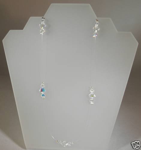 Wedding Bridal Favour Crystal Illusion Necklace made with SWAROVSKI ELEMENTS