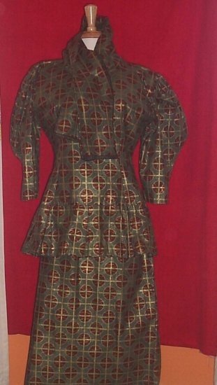 Olive Green Skirt Set