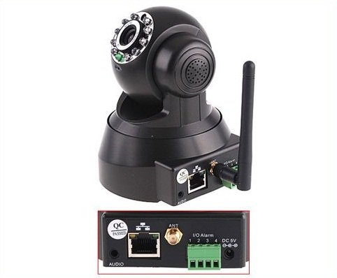 Wireless IP Camera webcam Web Camera Security System Wifi Network IR NightVision P/T Rotation EasyN