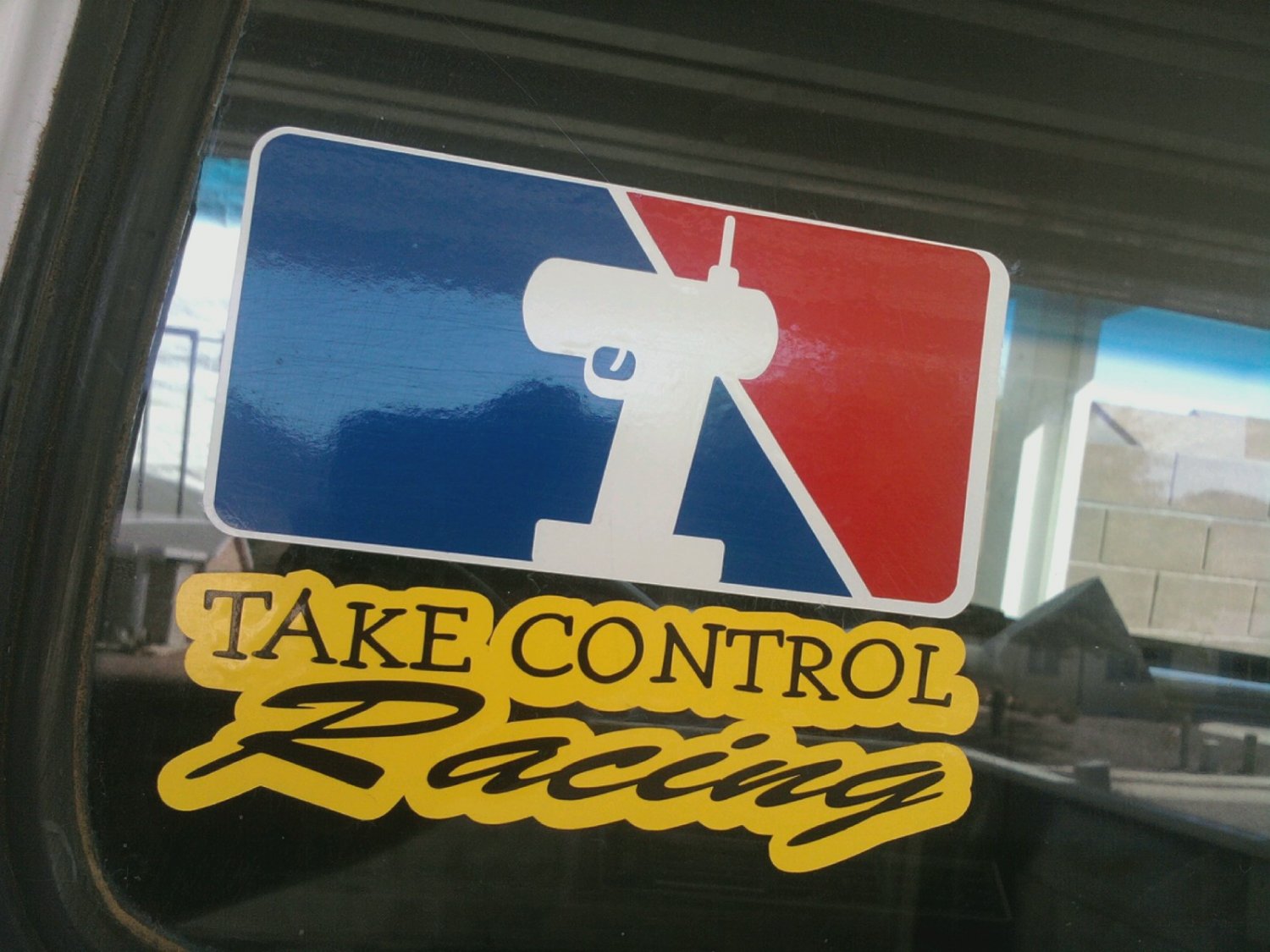 5x6 Inch Full Color TAKE CONTROL RACING Decal