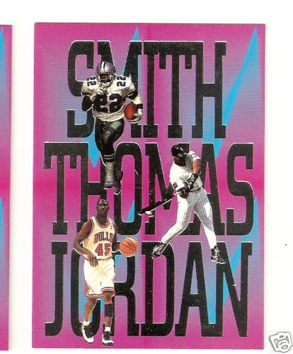 MICHAEL JORDAN /EMMITT /Thomas SILVER Foil Parallel Ability Pick 1