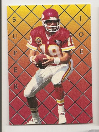 Joe Montana TEAM PICK #4 INVESTOR'S SCARCE SILVER Foil Parallel 1995