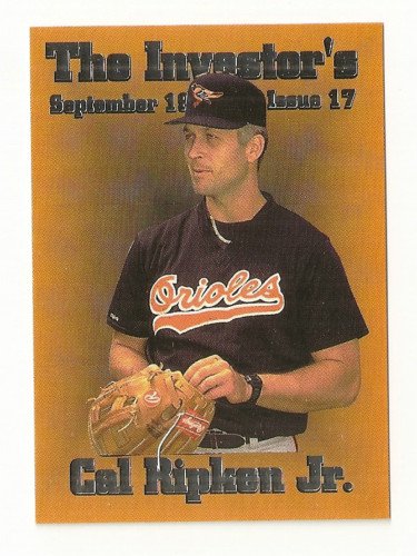 Cal Ripken JR Silver Parallel 1/250 rare Headline Pick #1 1995