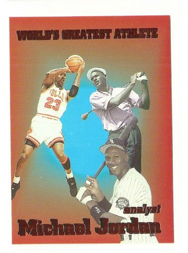 Michael Jordan Fan Favorite 3 Sport Copper Foil Parallel Analyst