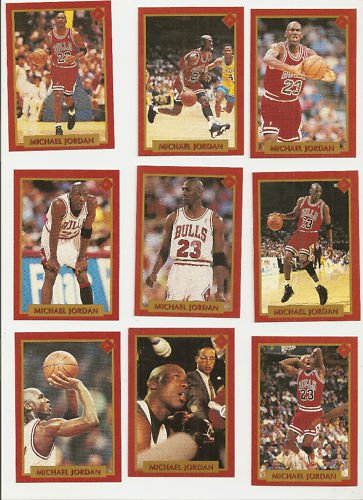 Michael Jordan Magic Johnson 36 Card Set Finals 1991