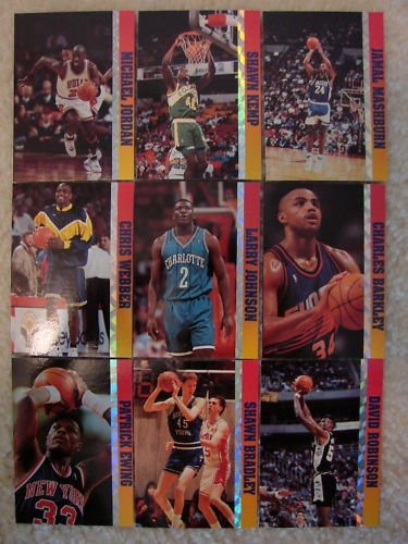 BALLSTREET 9 Card Set MICHAEL JORDAN Shawn KEMP