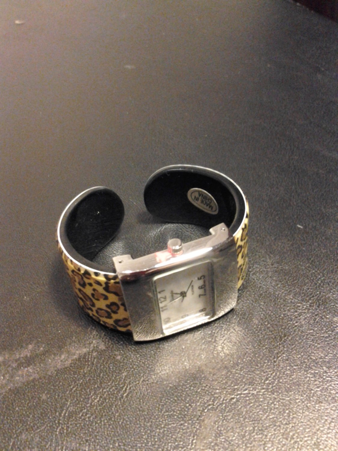 Brand New Cuff Leopard Print Watch