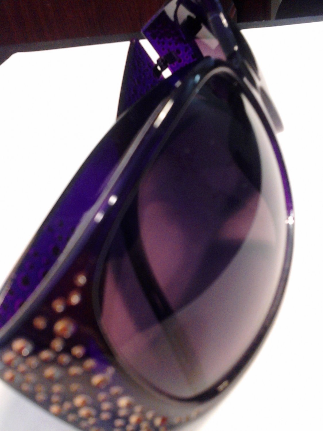 Brand New beautiful Purple UV Sunglasses With Bling