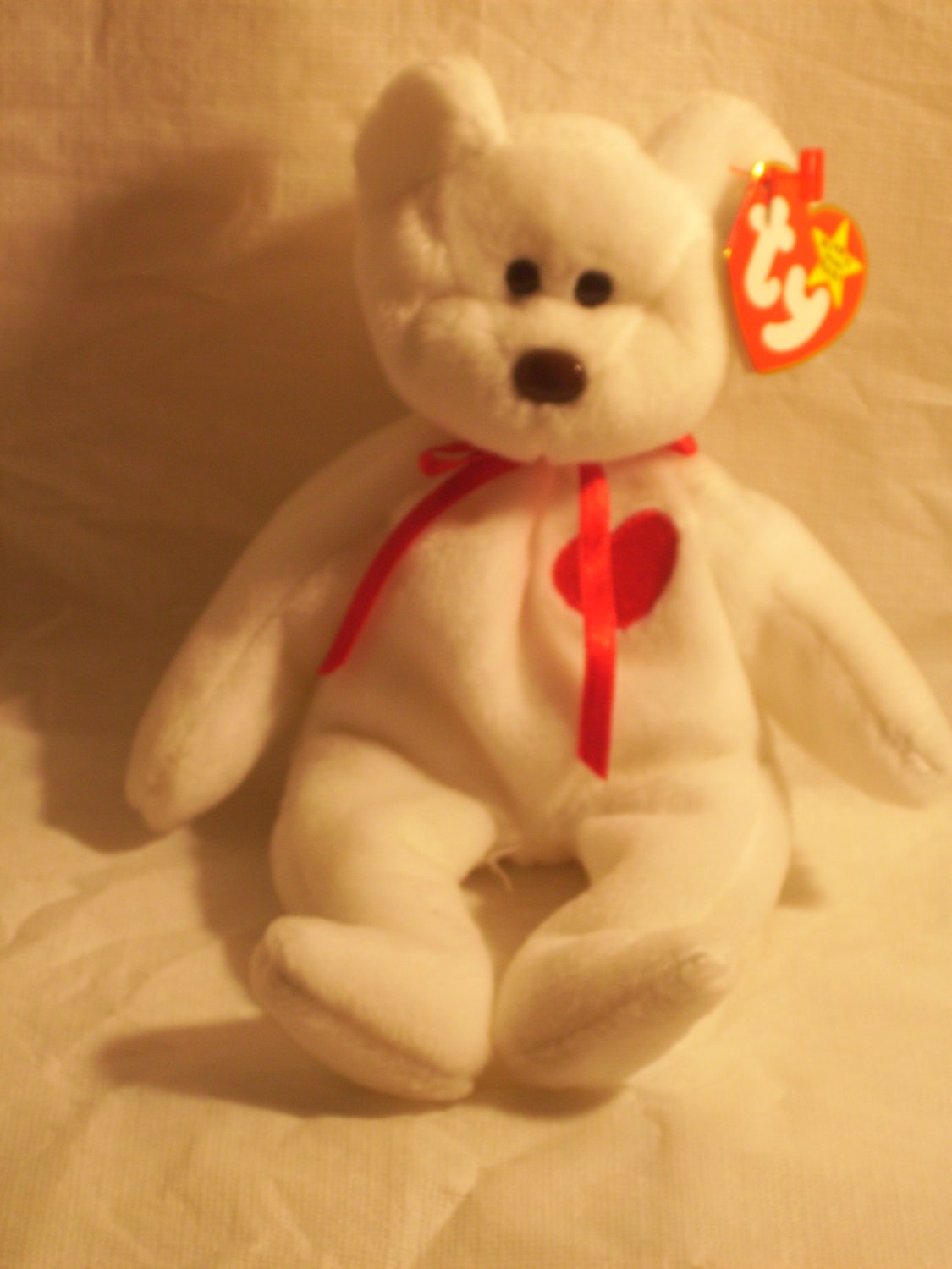 Valentino "the bear"**RETIRED**Ty beanie baby