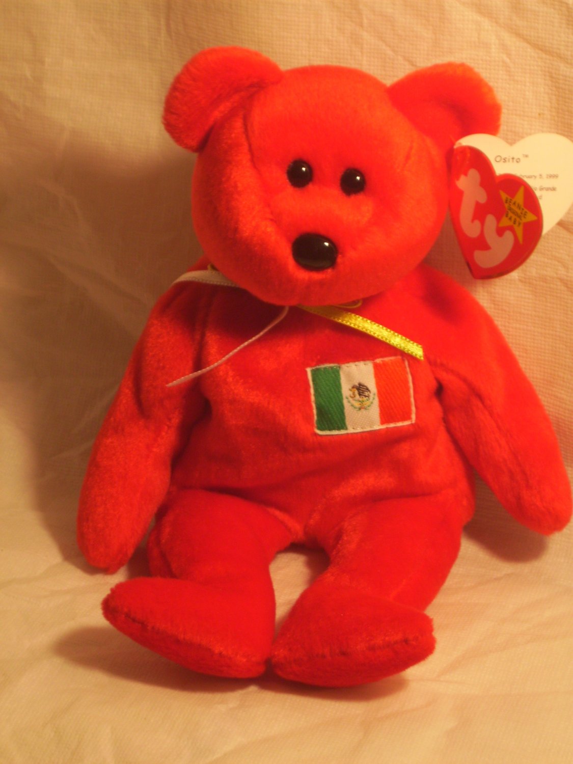 Osito "the Mexican bear"**RETIRED**Ty beanie baby