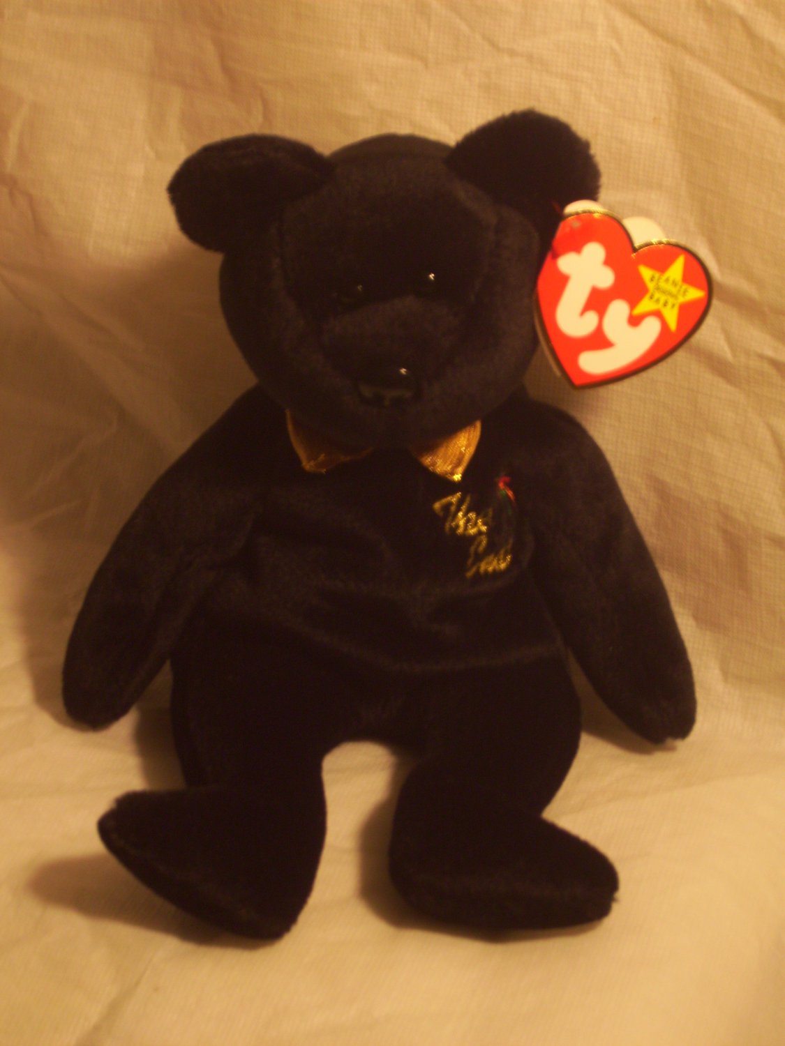 The End "bear"**RETIRED**Ty beanie baby