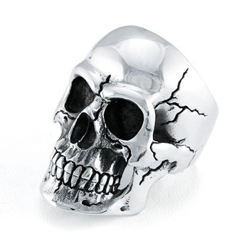 Realistic Skull Ring Available US Size: 7-15