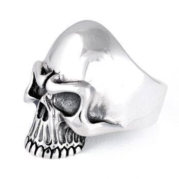 Classic Biker Skull Ring available US size: 7-15