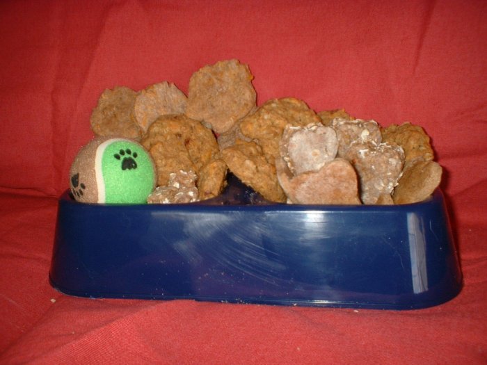 Dog Biscuit w/Bowl & Toy