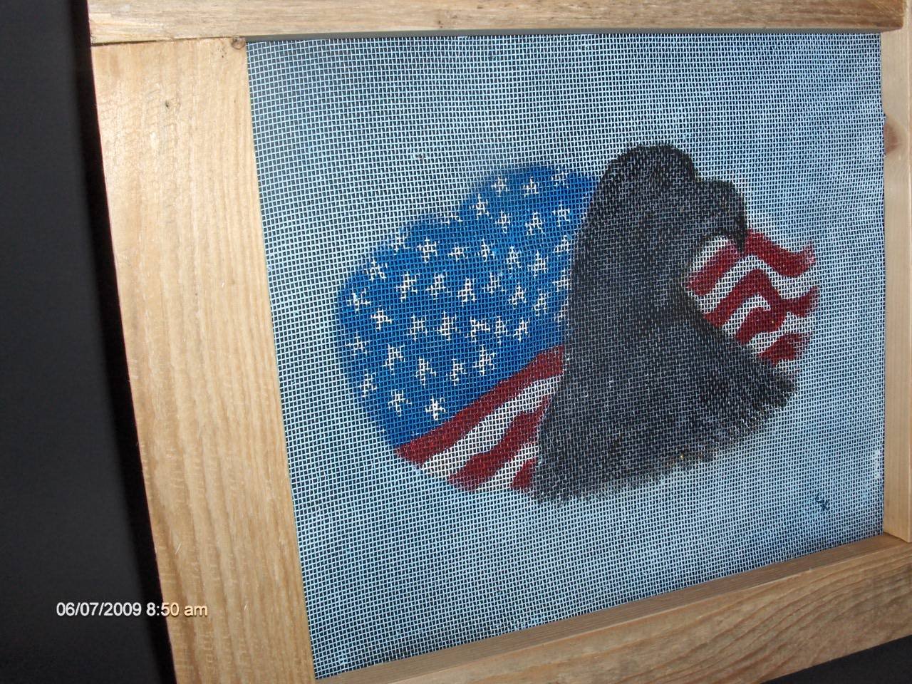 American Flag with Eagle
