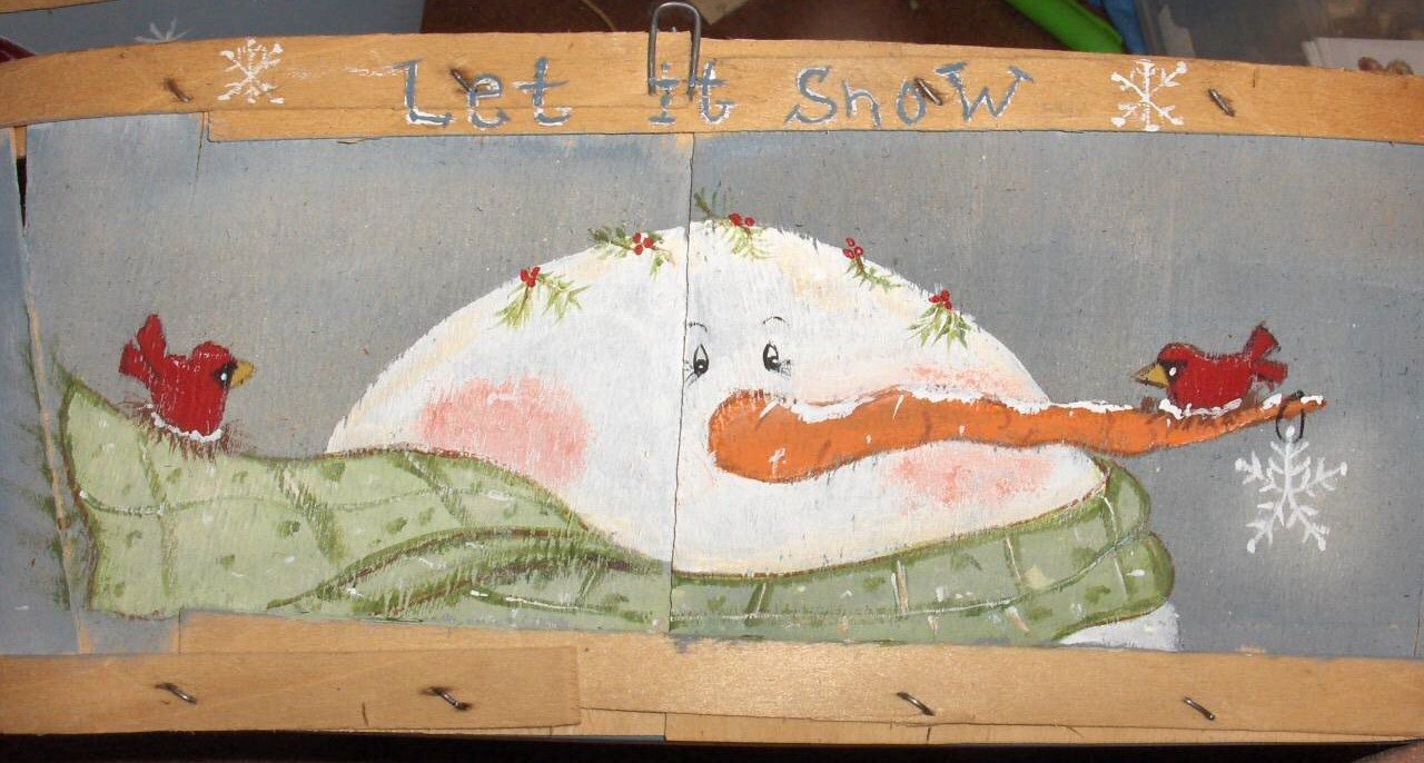 Let It Snow Basket