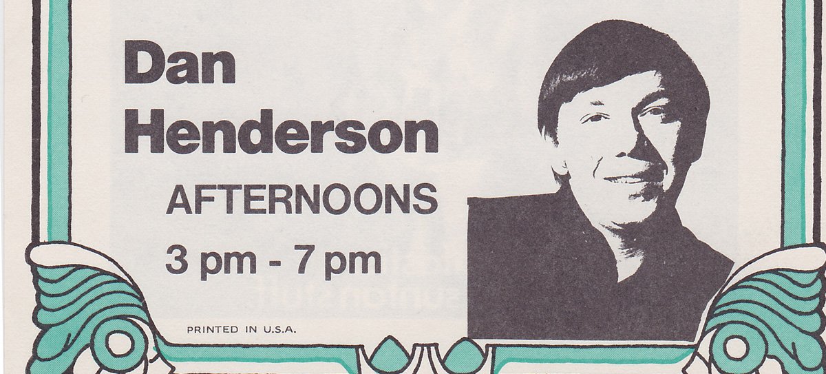 WKNR Dan Henderson 9-7-70 1 CD